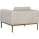 Burr Bali Bone Leather Armchair